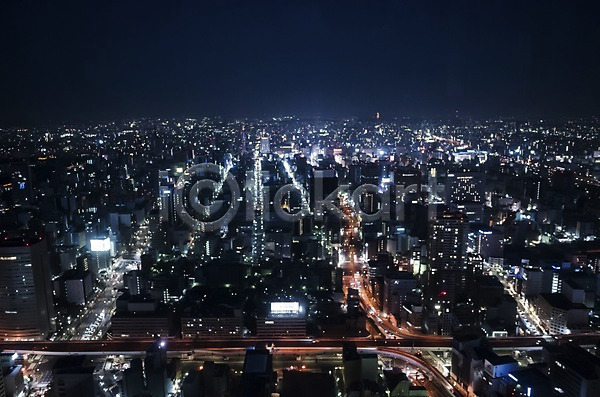 사람없음 JPG 포토 나고야 도시풍경 빌딩 야간 야경 야외 일본 해외풍경