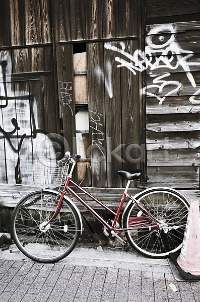 사람없음 JPG 포토 그래피티 나고야 도시풍경 목조주택 야외 일본 자전거 주간 칼라콘 해외풍경