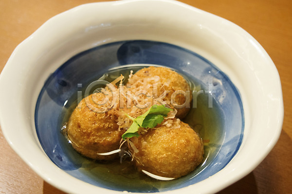 사람없음 JPG 근접촬영 포토 가츠오부시 그릇 미트볼 완자탕 육수 음식 일본문화 일본음식 탕