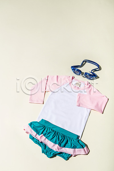 사람없음 JPG 포토 물안경 바캉스 백그라운드 수영복 어린이옷 여름(계절) 여름휴가 여행용품