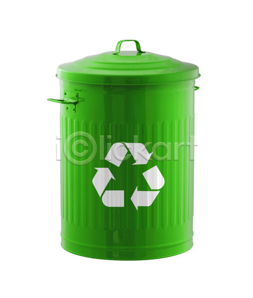 환경보전 사람없음 JPG 포토 해외이미지 고립 금속 뚜껑 심볼 쓰레기 재활용 철강 초록색 컨테이너 해외202004 환경