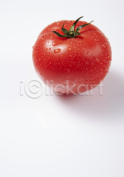 신선 사람없음 JPG 포토 과채 물방울 스튜디오촬영 실내 채소 토마토 한개