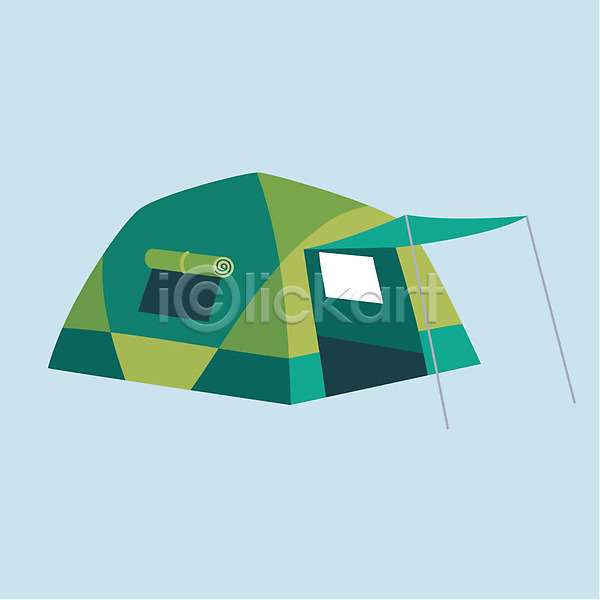 사람없음 AI(파일형식) 아이콘 오브젝트 캠핑도구 클립아트 텐트