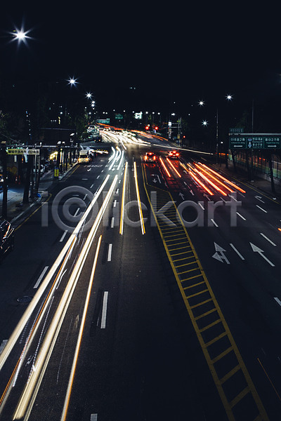 사람없음 JPG 장노출 포토 도로 도시 도시풍경 빛 야간 야경 야외 자동차