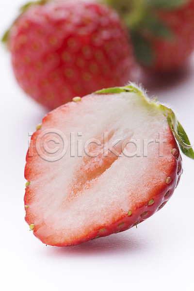 사람없음 JPG 근접촬영 아웃포커스 포토 단면 딸기 음식 제철과일