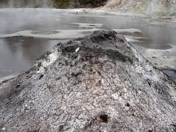 사람없음 JPG 포토 해외이미지 거품 뉴질랜드 당구 대문 더위 먼지 바위 수증기 안개 웅덩이 유황 지열 진흙 해외202004 화산 회색