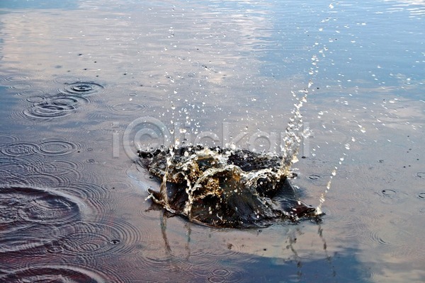 떨어짐 사람없음 JPG 포토 해외이미지 날씨 물 물결 반사 빗방울 스플래쉬 액체 야외 연못 웅덩이 자연 잔물결 젖음 해외202004 호수