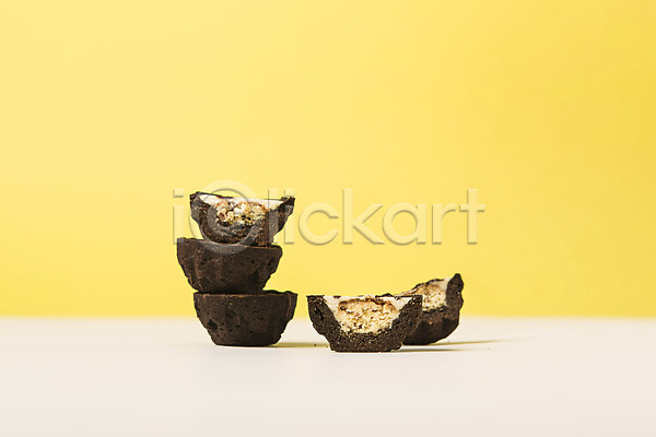 사람없음 JPG 포토 단면 디저트 백그라운드 빵 스튜디오촬영 실내 음식 초콜릿