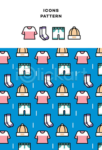 사람없음 AI(파일형식) 아이콘 모자(잡화) 바지 뷰티 양말 옷 티셔츠 패턴 패턴백그라운드