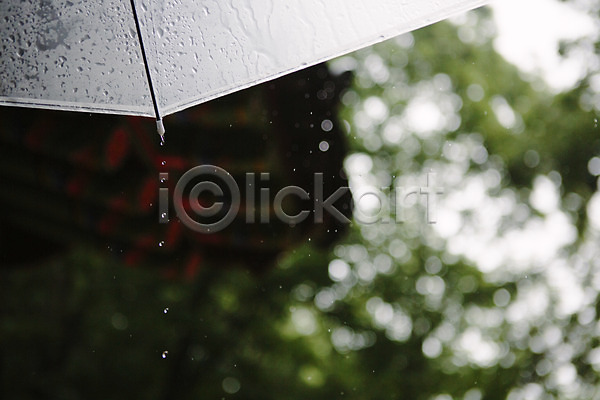 감성 사람없음 JPG 포토 빗방울 산사 야외 우산 주간 지붕처마 처마