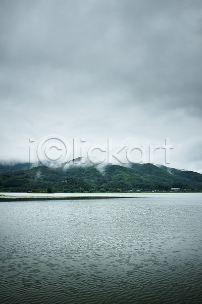 사람없음 JPG 포토 강 비(날씨) 비구름 산 야외 주간 풍경(경치)
