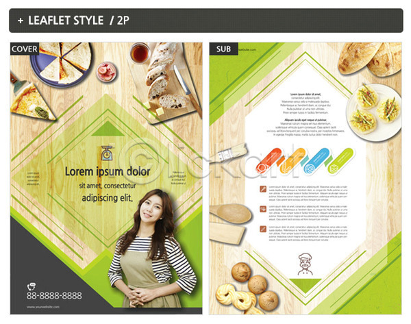 성인 여자 한국인 한명 INDD ZIP 인디자인 전단템플릿 템플릿 리플렛 빵 음식 음식전단 전단 쿠키 포스터 피자