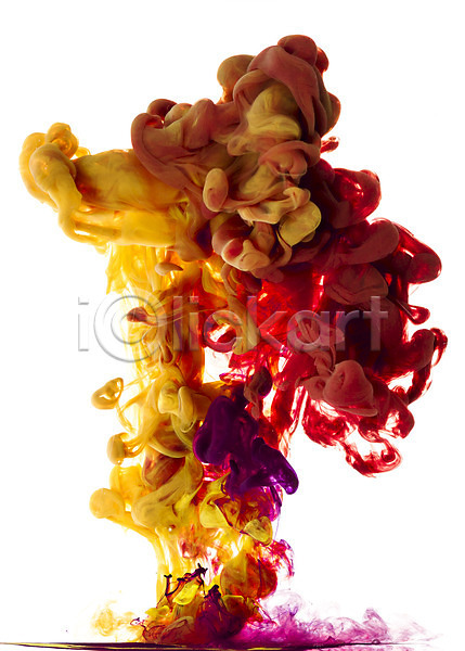 사람없음 JPG 포토 노란색 물 물감 백그라운드 빨간색 스튜디오촬영 실내 얼룩 잉크 질감 컬러 페인트