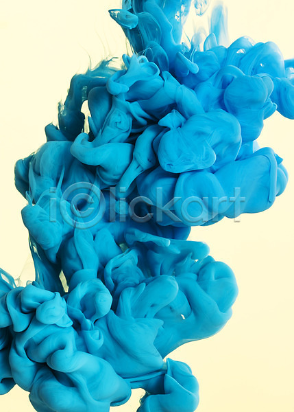사람없음 JPG 포토 물 물감 백그라운드 스튜디오촬영 실내 얼룩 잉크 질감 컬러 파란색 페인트 하늘색