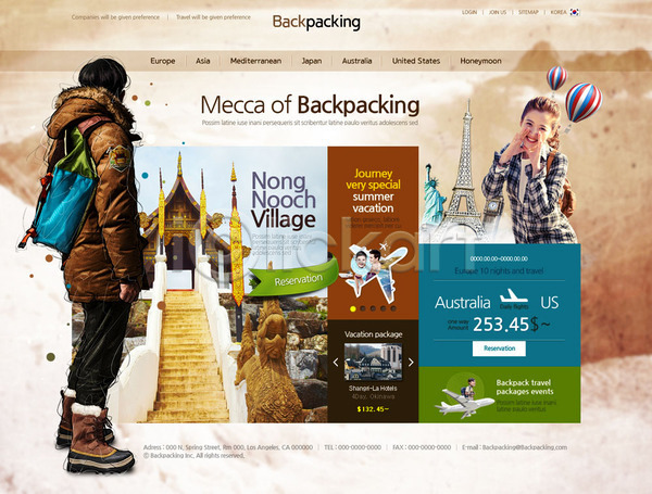 남자 서양인 성인 여러명 여자 한국인 PSD 사이트템플릿 웹템플릿 템플릿 관광지 메인 백팩 세계여행 여행 열기구 홈페이지 홈페이지시안