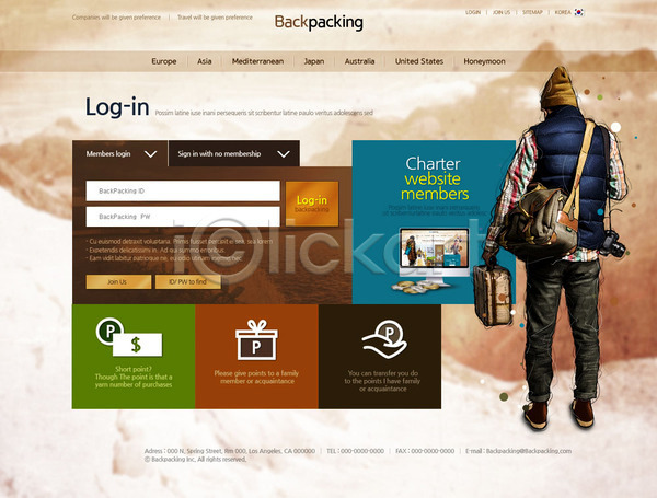 남자 성인 한명 PSD 뒷모습 사이트템플릿 웹템플릿 템플릿 서브 세계여행 여행 여행가방 홈페이지 홈페이지시안