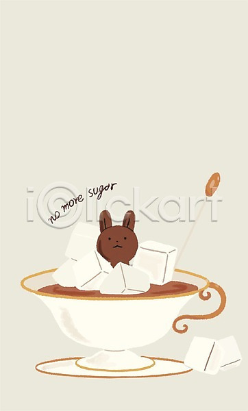 사람없음 PSD 일러스트 각설탕(식품) 동물 백그라운드 찻잔 커피 커피잔 홍차