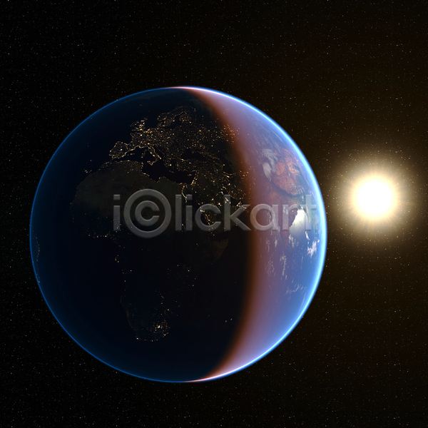 사람없음 3D JPG 포토 해외이미지 개발 검은배경 고립 글로벌 만들기 별 빛 빛망울 사이버 아프리카 야간 우주 유럽 인터넷 지구 지형 커뮤니케이션 컨셉 파란색 한개 해외202004 행성