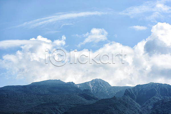 사람없음 JPG 포토 구름(자연) 맑음 야외 제주도 주간 풍경(경치) 하늘 한라산