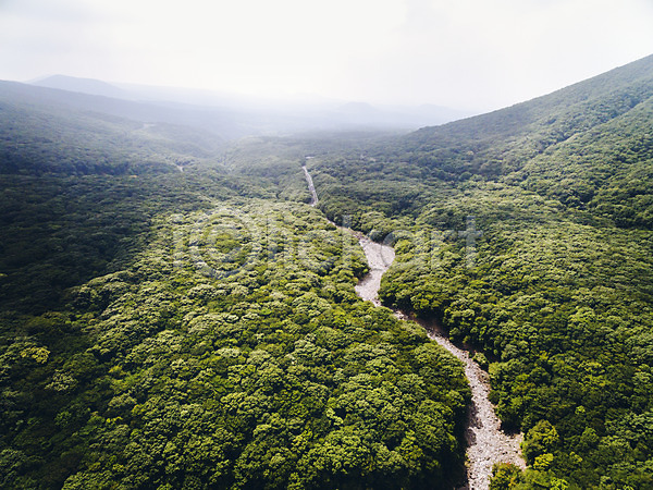 사람없음 JPG 포토 하이앵글 항공촬영 가뭄 강 구름(자연) 나무 무수천 숲 숲길 야외 제주도 주간 풍경(경치) 한라산