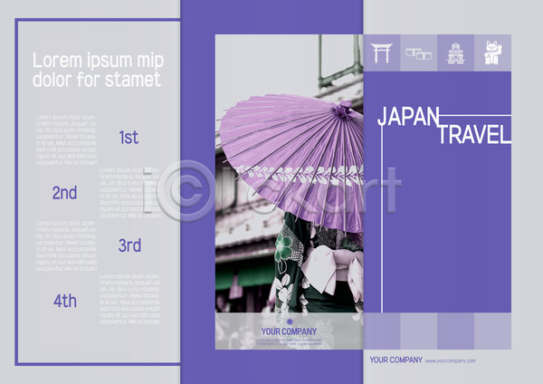 여자 한명 AI(파일형식) 뒷모습 템플릿 3단접지 기모노 리플렛 마네키네코 북디자인 북커버 양산 여행 일본 일본여행 출판디자인 토리이 팜플렛 편집 표지 표지디자인