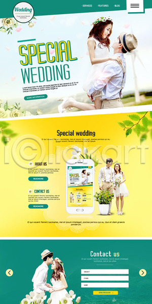 행복 20대 남자 성인 여러명 여자 한국인 PSD 웹템플릿 템플릿 결혼 기념촬영 나뭇잎 랜딩페이지 부케 신랑 신부(웨딩) 웨딩드레스 커플 키스 홈페이지 홈페이지시안 화분