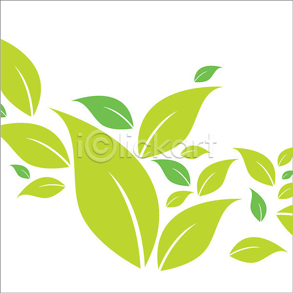 사람없음 AI(파일형식) 일러스트 입체 나뭇잎 나뭇잎모양 무늬 백그라운드 초록색 패턴 패턴백그라운드