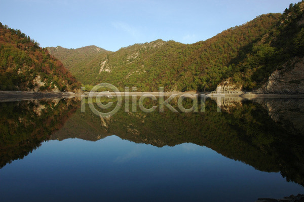 사람없음 JPG 포토 해외이미지 거울 물 반사 여행 중국 천국 풍경(경치) 해외202004 호수