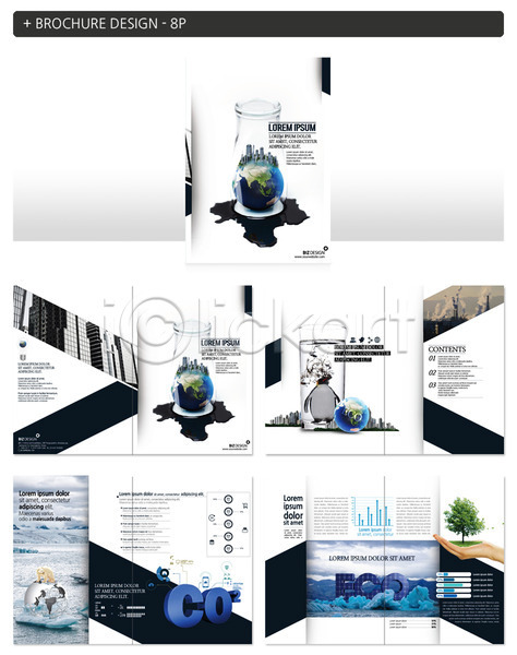 매연 지구온난화 신체부위 INDD ZIP 인디자인 템플릿 공장 그린슈머 그린캠페인 나무 바다 빌딩 빙하 손 에코 오염 유리병 이산화탄소 자연보호 지구 팜플렛 펭귄