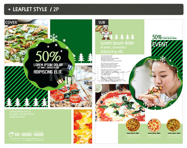 20대 남자 두명 성인 여자 한국인 INDD ZIP 인디자인 전단템플릿 템플릿 리플렛 요리사 전단 포스터 피자