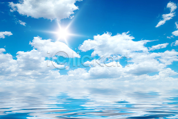 평화 사람없음 JPG 포토 해외이미지 구름(자연) 맑음 물 바다 백그라운드 여름(계절) 자연 장면 컨셉 태양 파노라마 파라다이스 파란색 풍경(경치) 하늘 해외202004 흰색