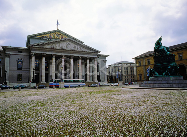 사람없음 JPG 포토 해외이미지 건축양식 독일 뮌헨 미술 오페라 유럽 정사각형 조각 해외202004