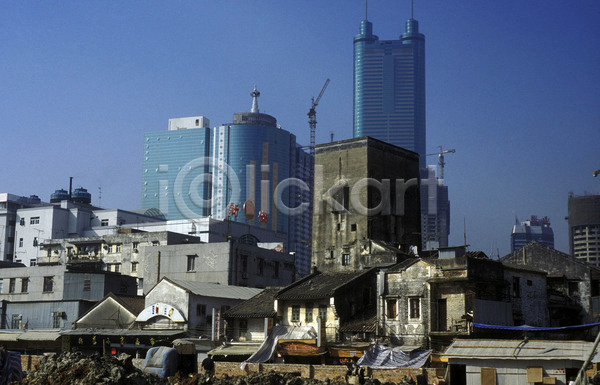 사람없음 JPG 포토 해외이미지 건축양식 구시가지 도시 스카이라인 아시아 중국 해외202004