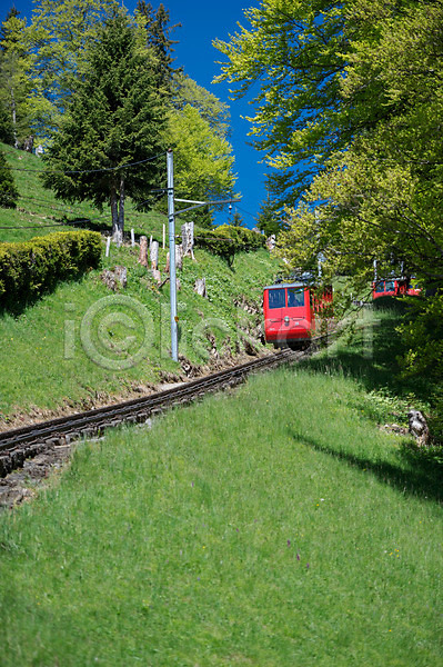 사람없음 JPG 포토 나무 루체른 산악열차 스위스 야외 유럽풍경 주간 풍경(경치) 해외풍경