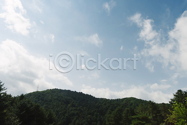 사람없음 JPG 포토 구름(자연) 나무 산 야외 자연 주간 풍경(경치) 하늘