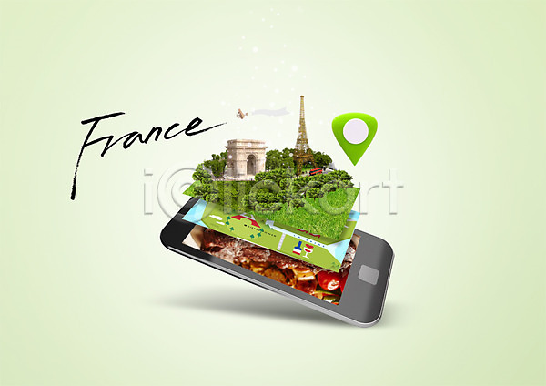 사람없음 PSD 편집이미지 개선문 관광지 에펠탑 유럽여행(여행) 음식 지도 편집 프랑스 해외여행 핸드폰