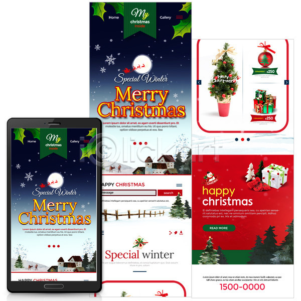 사람없음 PSD 모바일템플릿 웹템플릿 템플릿 겨울 눈사람 모바일 모바일사이트 선물상자 스마트폰 장식볼 크리스마스 크리스마스트리