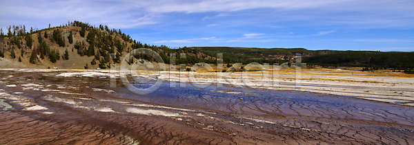 사람없음 JPG 포토 해외이미지 강 공원 당구 아침 에메랄드 영광군 와이오밍 전국 지열 충실 파노라마 하늘 해외202004 해외포토 화산