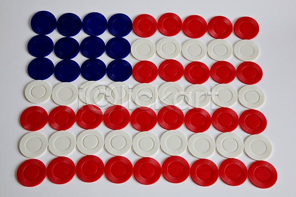 사람없음 JPG 포토 해외이미지 깃발 미국 빨간색 파란색 포커 해외202004 흰색
